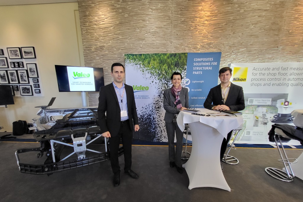 The Valeo team at the EuroCarBody conference in 2022. (Picture © Valeo.)