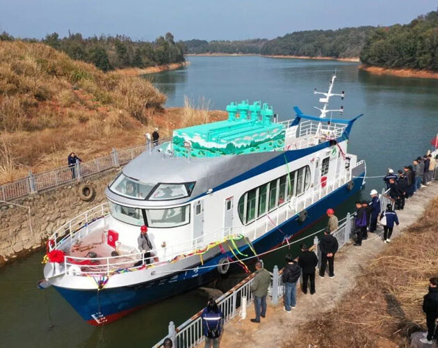 <strong></noscript>Sinoma Suzhou’s hydrogen cylinders equip a new hydrogen ship </strong>