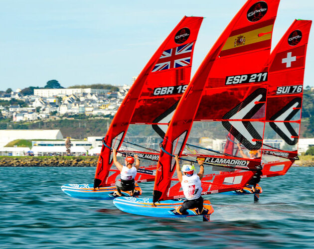 Cobra International presents 2024 Olympics Windsurfing iQFOiL board at JEC World 2024