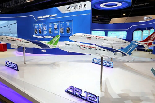 Comac's C919 and ARJ21 aircraft debut at Singapore Airshow