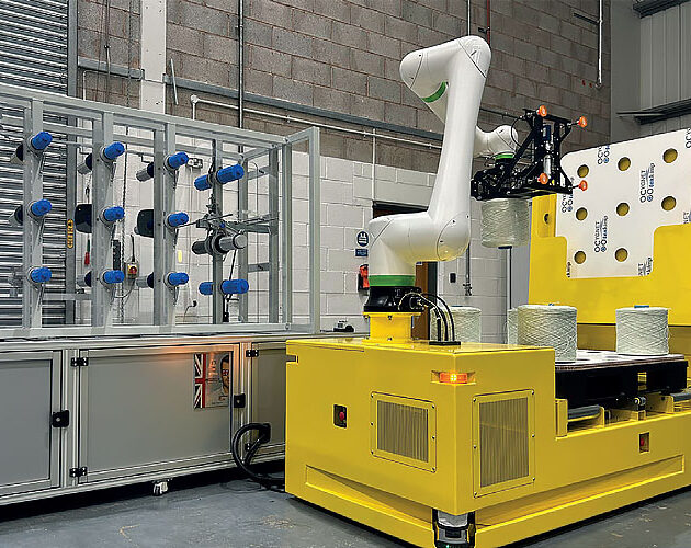 Automated winding cell addresses the need for high-rate manufacture of composite parts