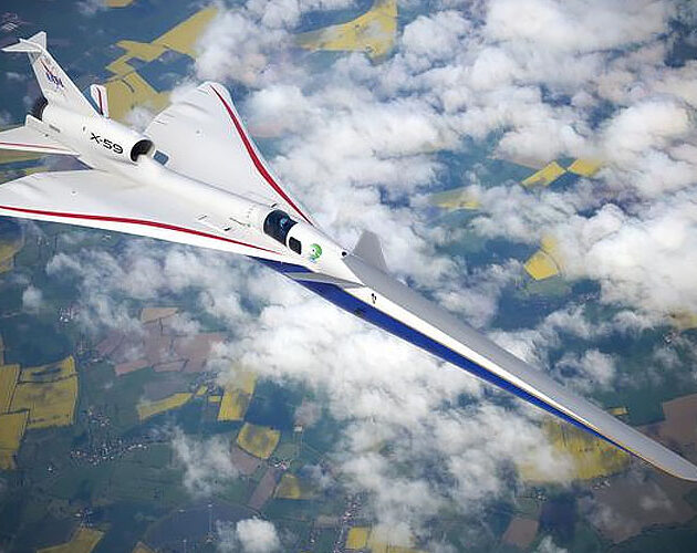 The NASA officially presents its supersonic aircraft X-59