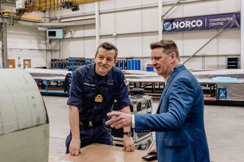 Norco welcomes Rear Admiral Donald Doull CBE for a VIP facility tour