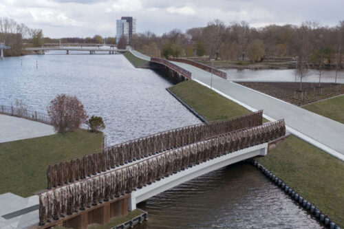 Le pont en lin d'Almere, une véritable innovation