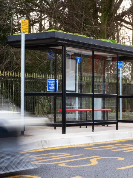 London bus stop seats manufactured from Scott Bader’s composite materials